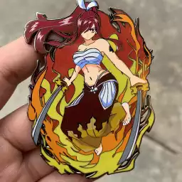 Erza in Flames