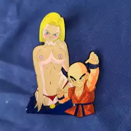 Android 18 and krillin